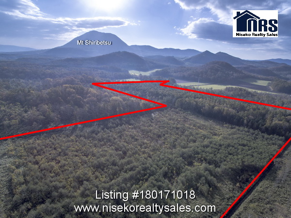 Looking in north-westerly direction towards Mt Yotei.