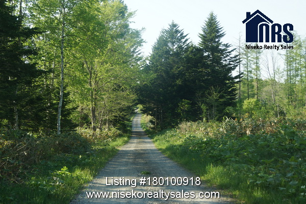 About 200m along access road from main road.