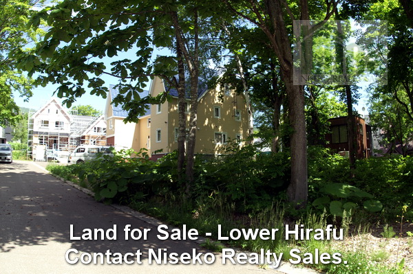 Summer View looking north across the front of the block.