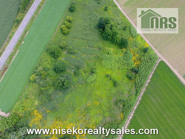 Land within farming area.